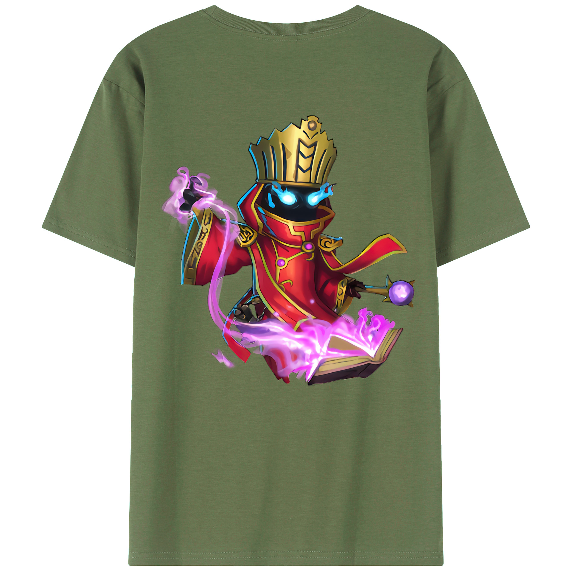 （画像用） リーグ・オブ・レジェンド League of Legends LOL 綿100％ メンズ半袖Tシャツ（バックプリント） 通気性